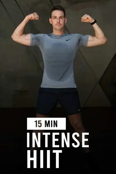 15 دقیقه تمرین شدید HIIT 
