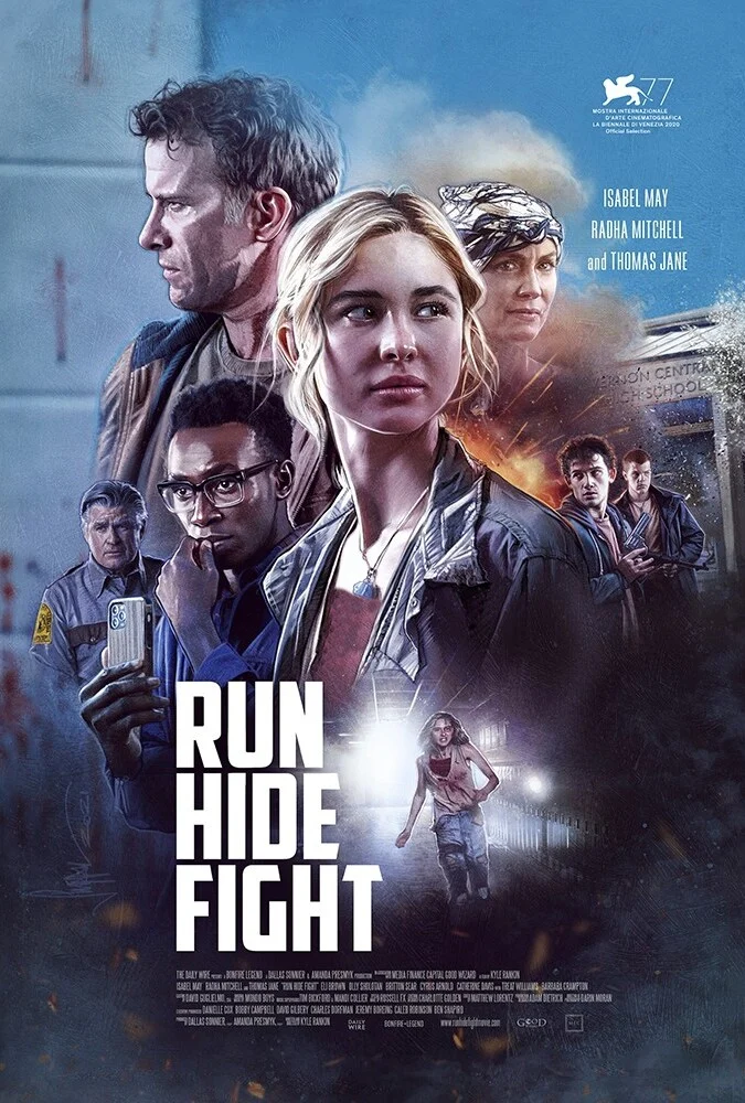 پوستر فیلم فرار کن مخفی شو مبارزه کن (Run Hide Fight) محصول ۲۰۲۰