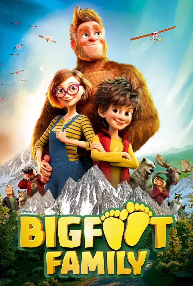 پوستر انیمیشن خانواده پاگنده (Bigfoot Family) 2020
