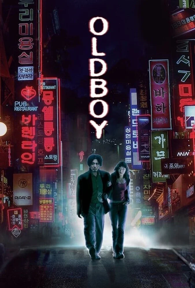 فیلم اولدبوی (Oldboy) 2003 - پوستر فیلم با بازی چویی مین-سیک