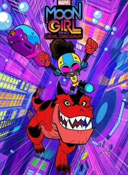 سریال مون‌گرل و دایناسور شیطانی-marvel’s moon girl and devil dinosaur