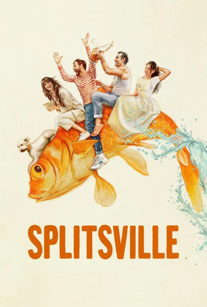 پوستر فیلم جدایی (Splitsville) 2025 با بازی داکوتا جانسون و آدریا آریونا