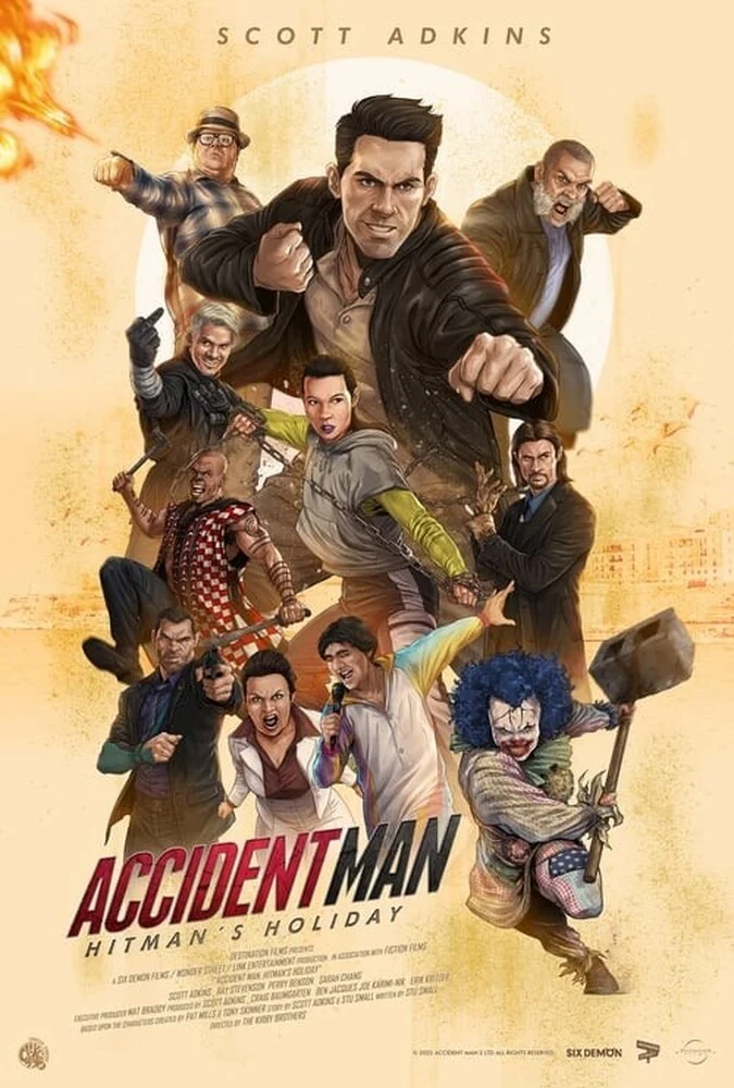 فیلم مرد حادثه آفرین: تعطیلات هیتمن-accident man: hitman’s holiday