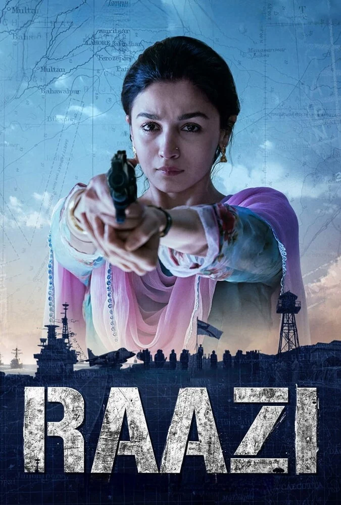 فیلم راضی (Raazi) - پوستر فیلم با بازی عالیا بات