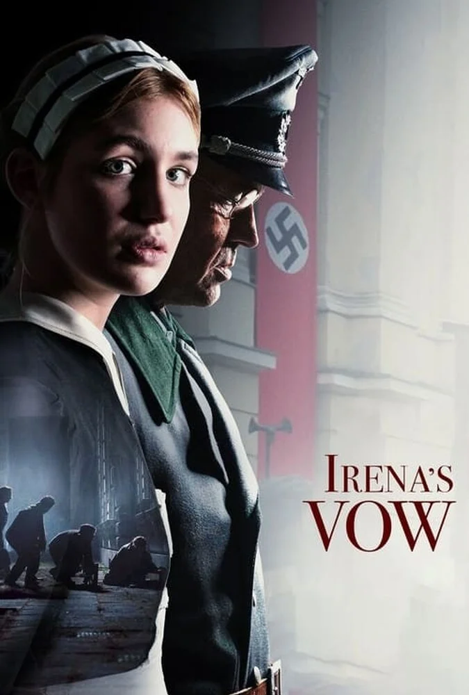 پوستر فیلم نذر ایرنا (Irena's Vow) با تصویر سوفی نلیس در نقش ایرنا گوت