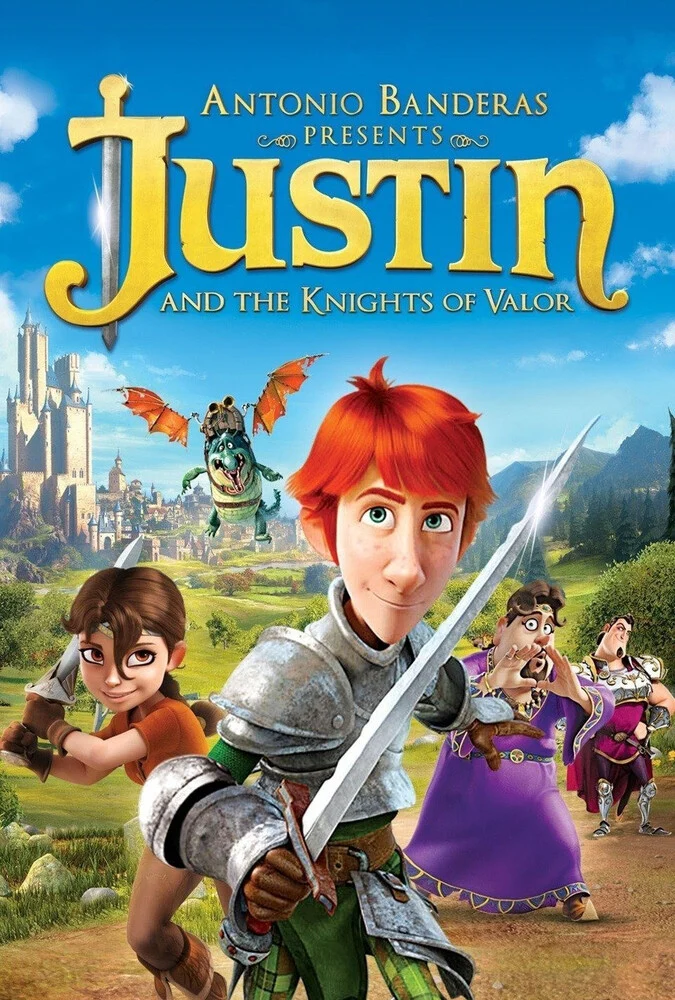 پوستر فیلم جاستین و شوالیه های دلاور (Justin and the Knights of Valour) - انیمیشن ماجراجویی 2013