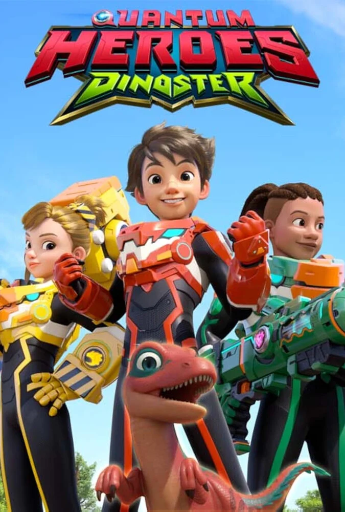 سریال قهرمانان کوانتومی داینوستر-quantum heroes dinoster