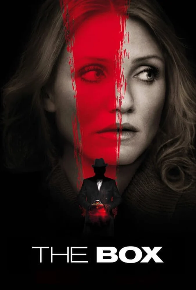 فیلم جعبه (The Box) - پوستر فیلم با بازی کامرون دیاز و جیمز مارسدن