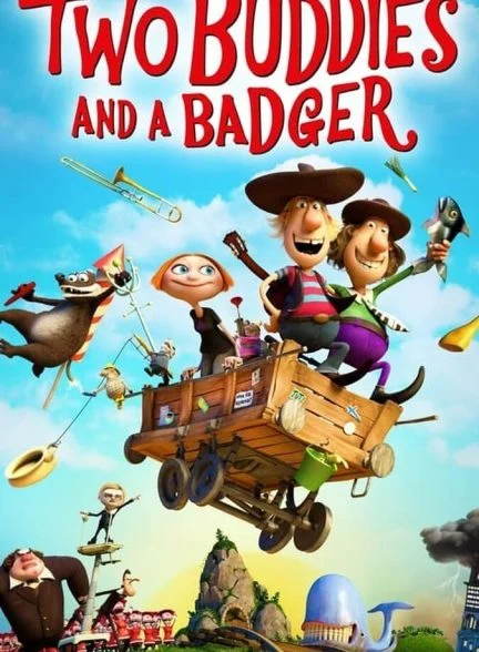 فیلم زبر و زرنگ-two buddies and a badger
