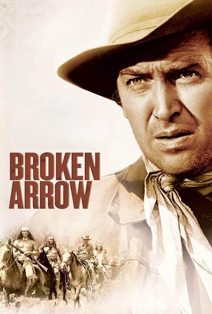 پوستر فیلم پیکان شکسته (Broken Arrow) محصول ۱۹۵۰ با بازی جیمز استوارت