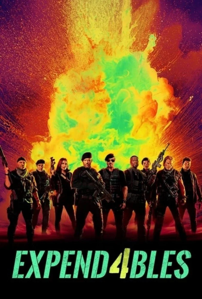 پوستر فیلم بی مصرف ها ۴ (Expend4bles) با حضور جیسون استاتهام و مگان فاکس