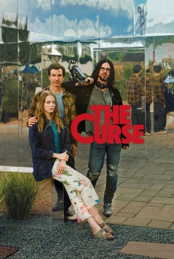 سریال نفرین (The Curse) 2023 - پوستر سریال با بازی اما استون و نیتن فیلدر