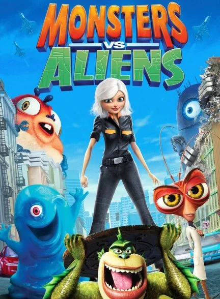فیلم هیولاها علیه بیگانگان-monsters vs. aliens