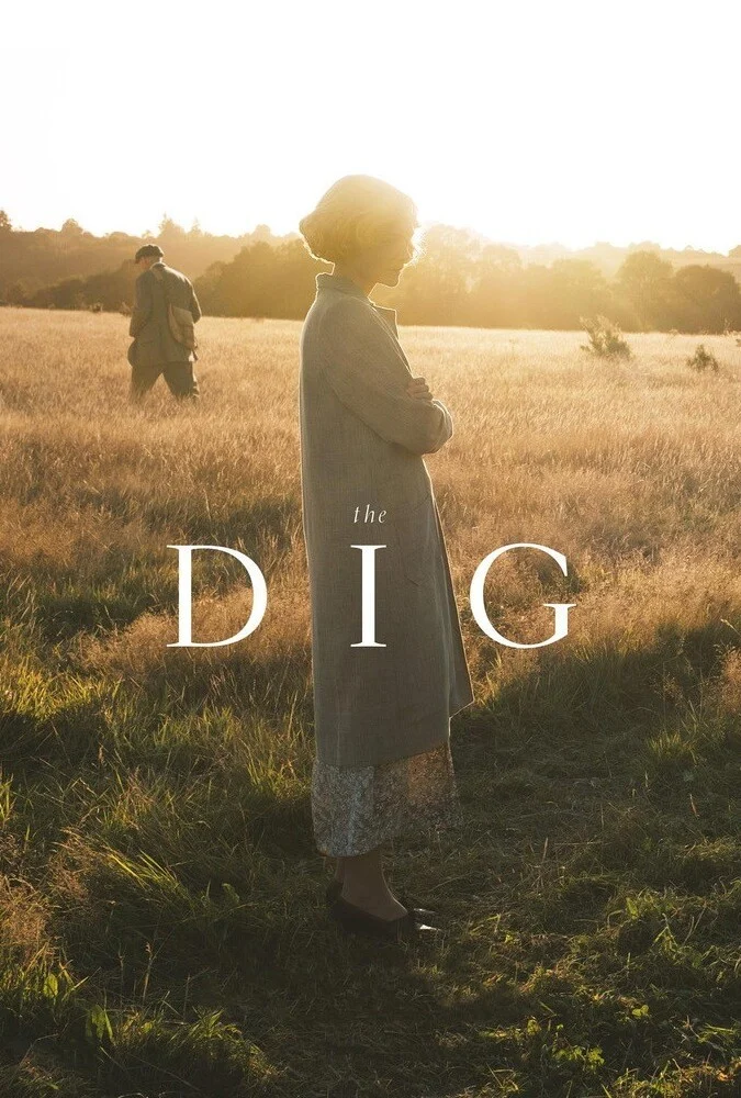 پوستر فیلم حفاری (The Dig) 2021 با بازی ریف فاینز و کری مولیگان