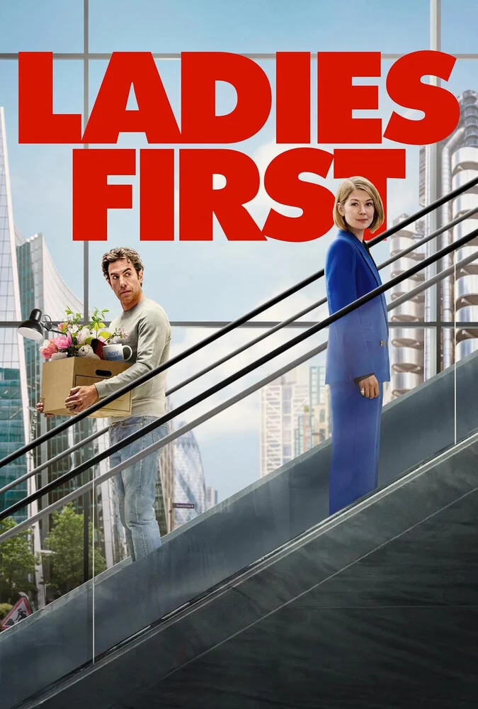پوستر فیلم اول خانم ها (Ladies First) 2026 با بازی امیلی مورتیمر و رزمند پایک