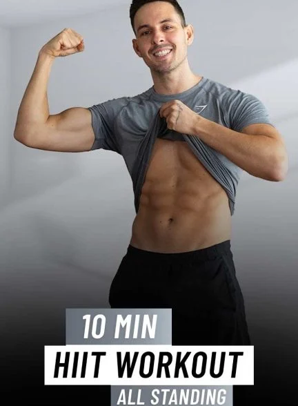 فیلم تمرین 10 دقیقه ‌ای کاردیو-10 min cardio hiit workout-all standing-fat burning no equipment