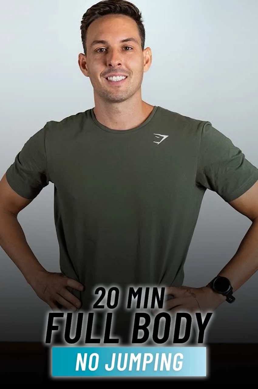 فیلم 20 دقیقه تمرین HIIT برای کل بدن-20 min full body hiit workout no jumping low impact