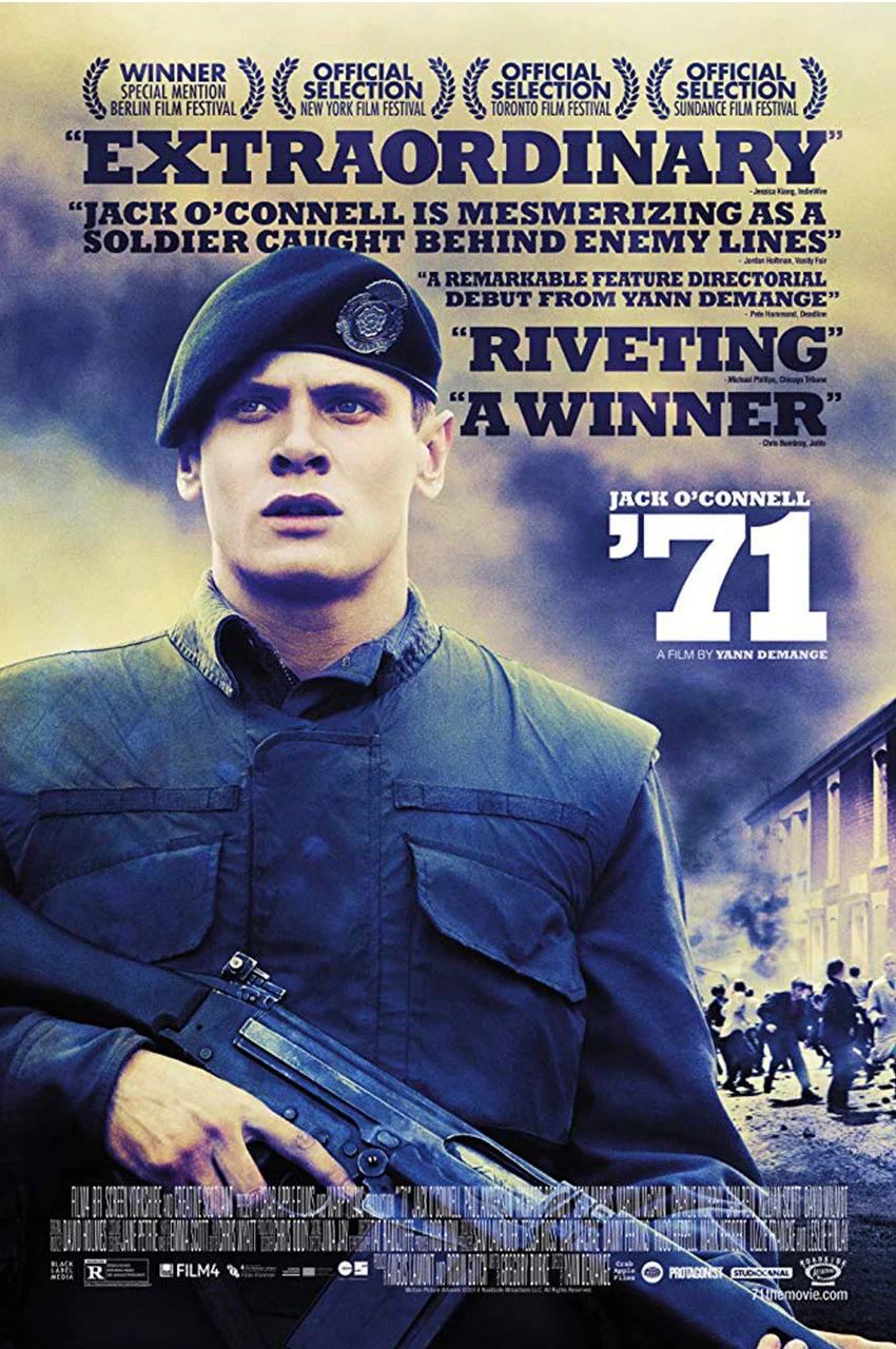 فیلم 71 - سرباز بریتانیایی در خیابان