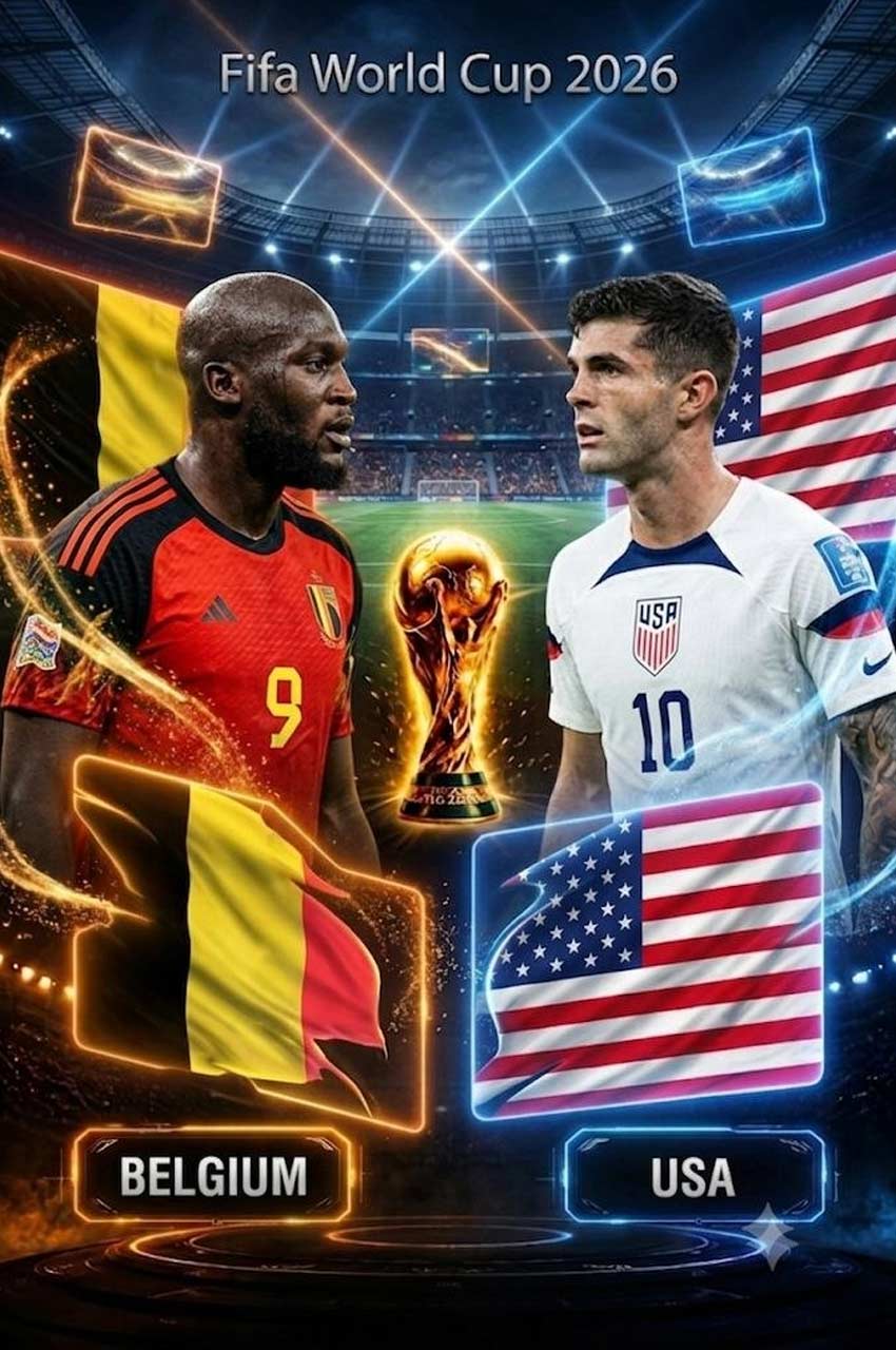 فیلم آمریکا – بلژیک-america vs belgium 2026
