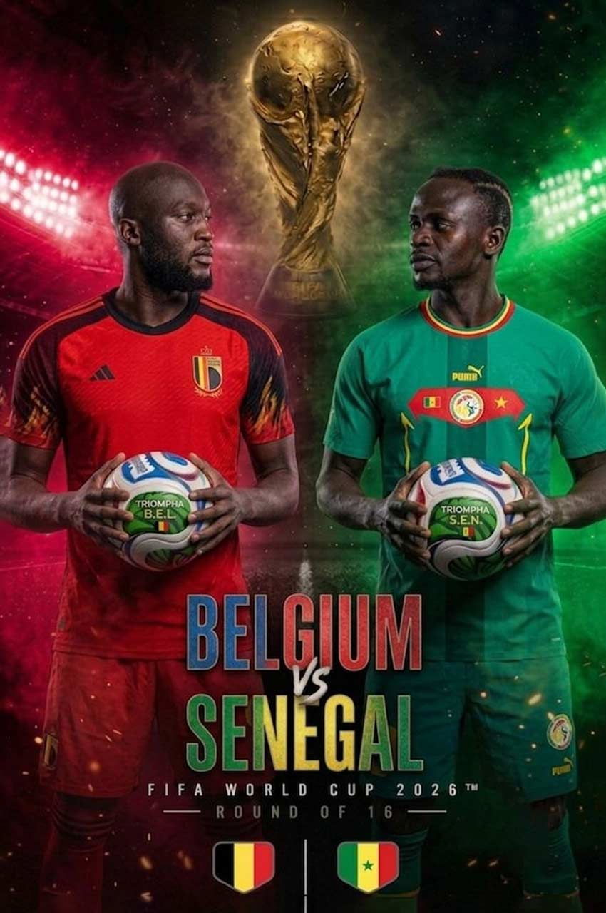 فیلم بلژیک – سنگال-belgium vs senegal 2026