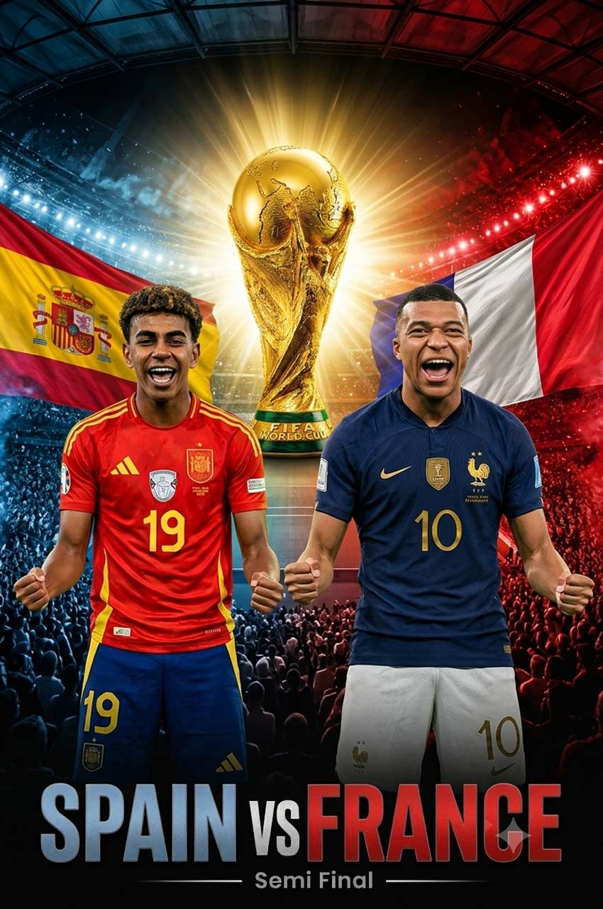 فیلم فرانسه – اسپانیا-france vs spain 2026