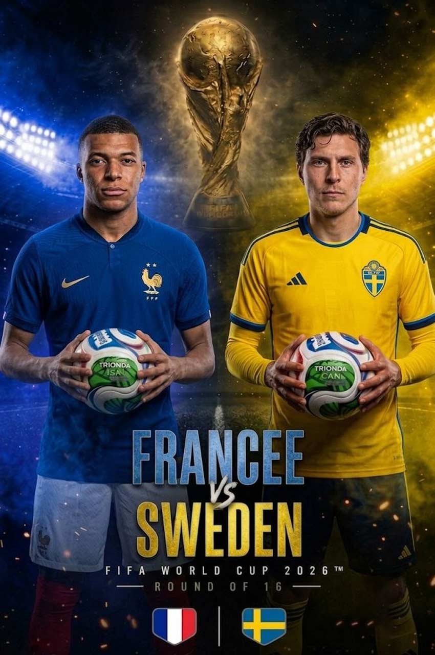 فیلم فرانسه – سوئد-france vs sweden 2026