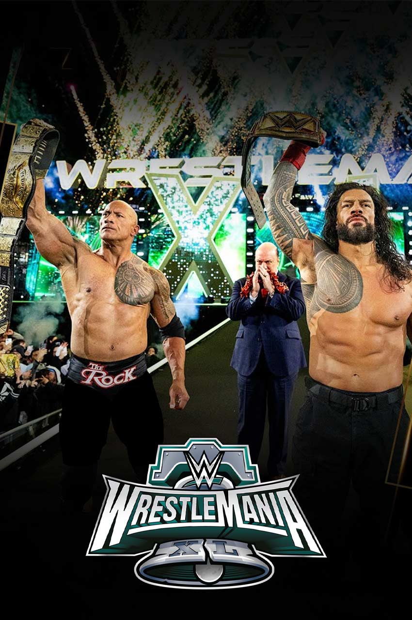 فیلم نبرد نسل‌ ها در رسلمنیا: راک و رینز علیه قهرمانان آینده-full match roman reigns and the rock vs cody rhodes and seth rollins wrestlemania xl saturday