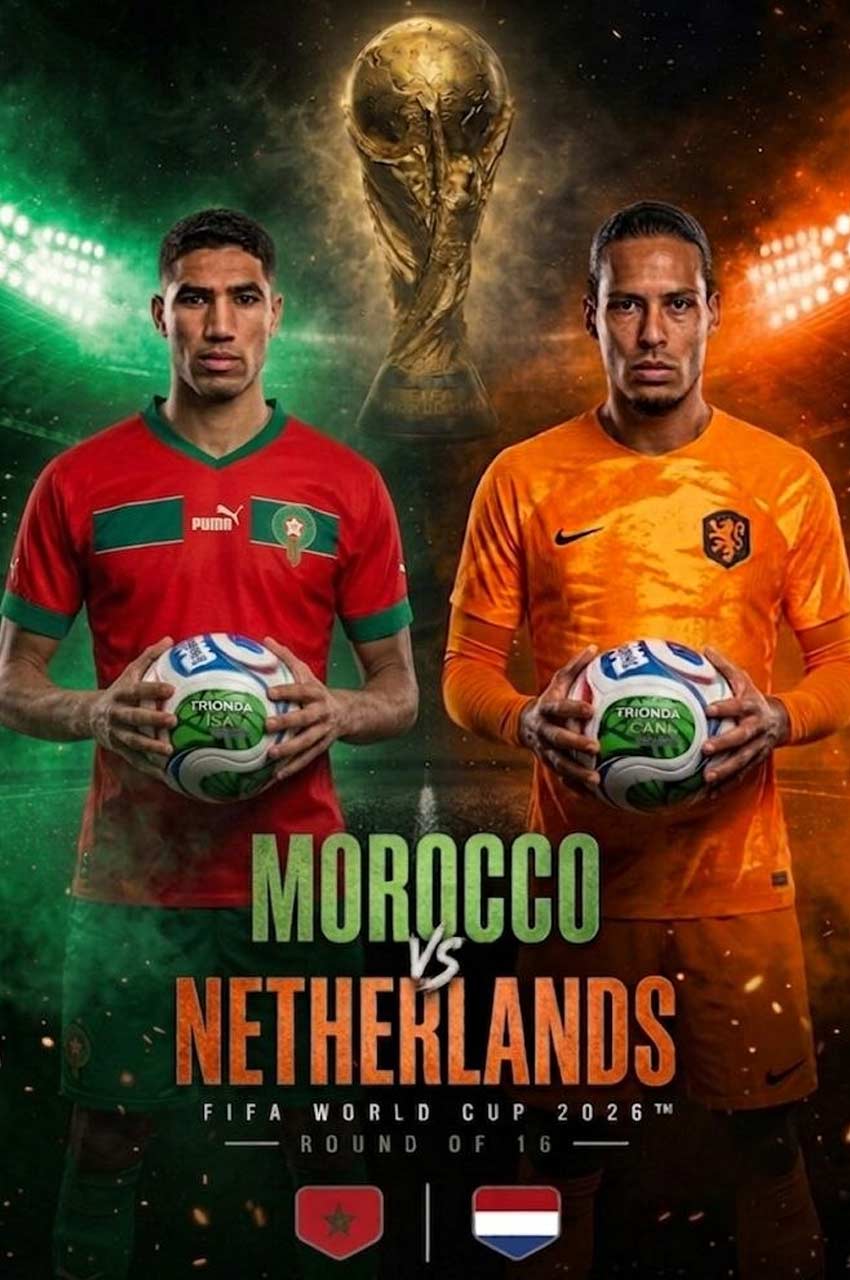 فیلم هلند – مراکش-netherlands vs morocco 2026