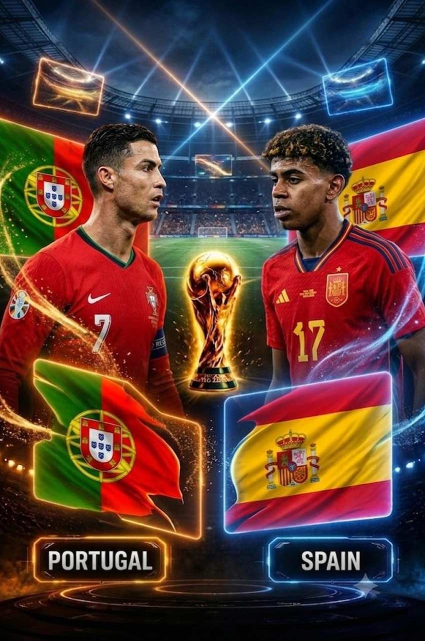 فیلم پرتغال – اسپانیا-portugal vs spain 2026
