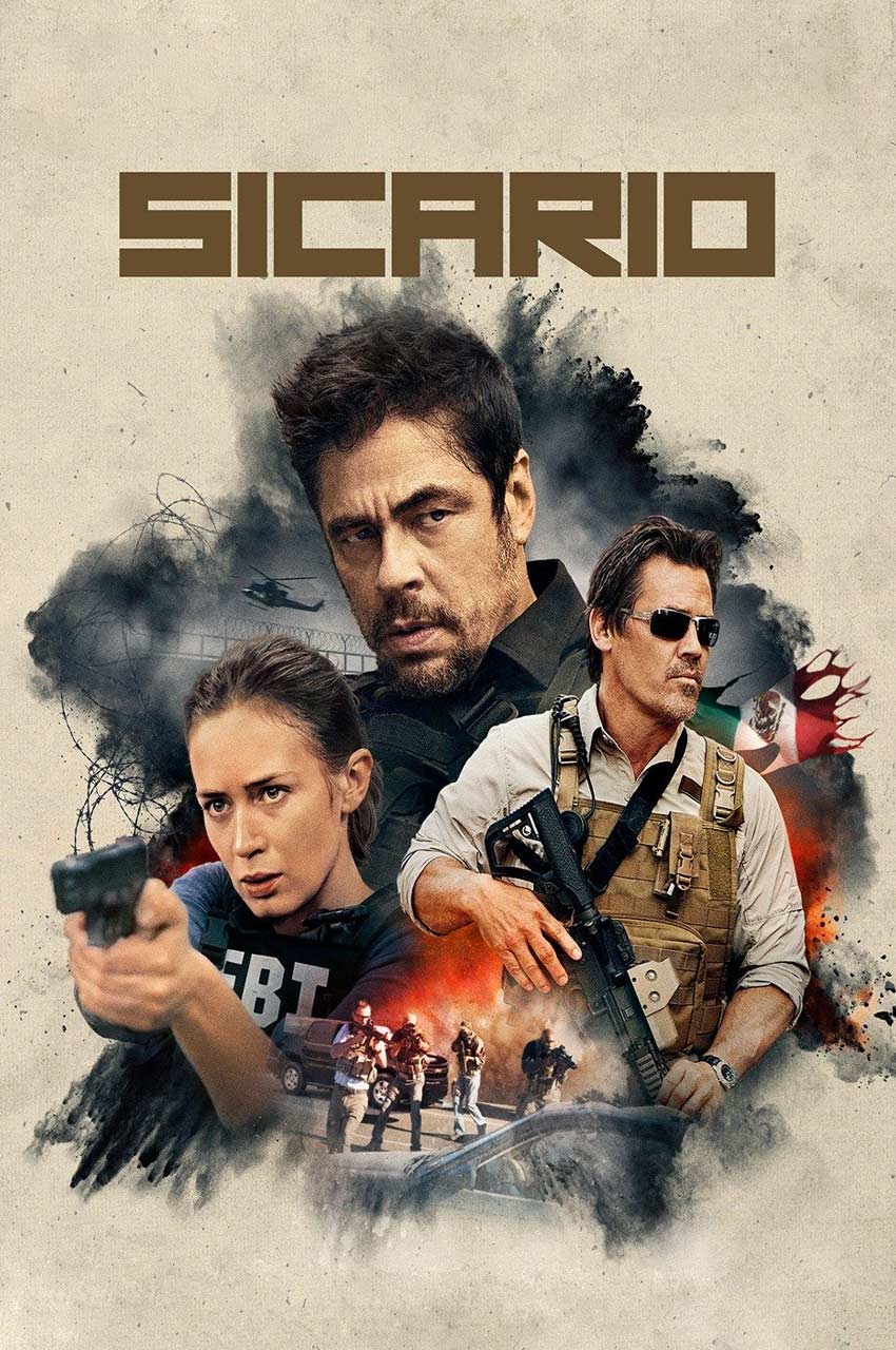 فیلم سیکاریو، بنیسیو دل تورو در نقش خآندرو با اسلحه
