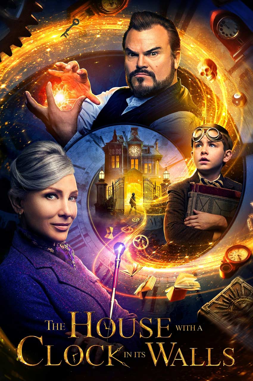 فیلم خانه‌ای با یک ساعت داخل دیوارهایش-the house with a clock in its walls